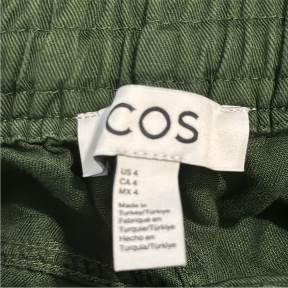 COS linen/cotton barrel pants - Picture 8 of 11